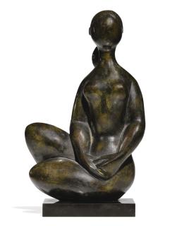 Baltasar Lobo - Femme Assise, Mains Croisées