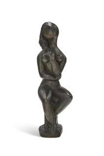 Baltasar Lobo - Femme assise sur un socle