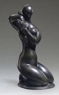 Baltasar Lobo - Femme se coiffant