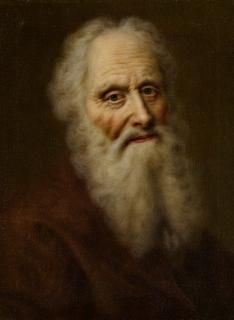 Balthasar Denner - Porträt eines alten Mannes.