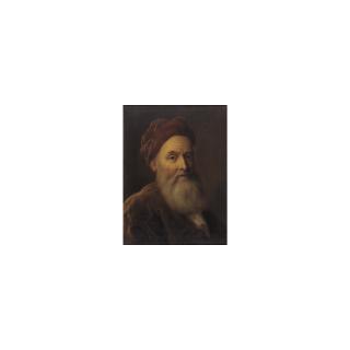 Balthasar Denner - Portrait Of A Man In A Red Beret