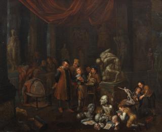 Balthasar van den Bossche - The Sculptor\'s Studio