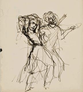 Balthus - Etude de deux personnages