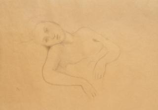 Balthus - Étude pour \'Femme couchée\'