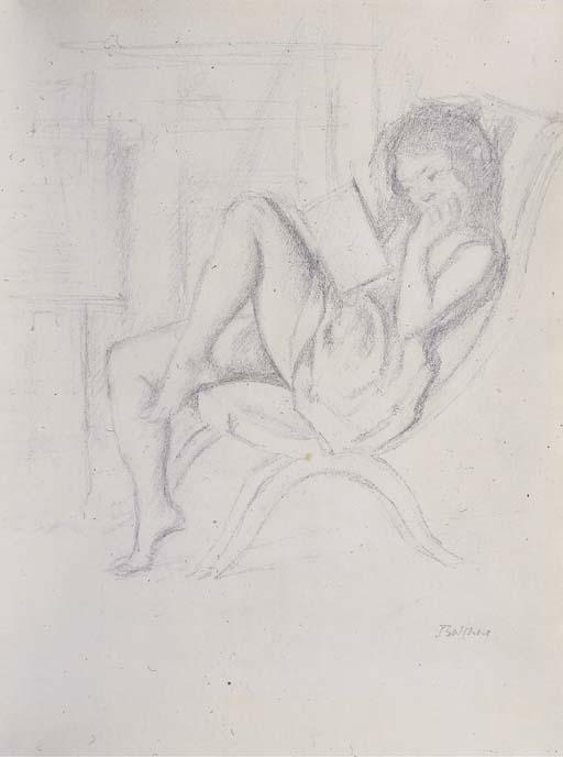Balthus - Étude pour \'Katia lisant\'
