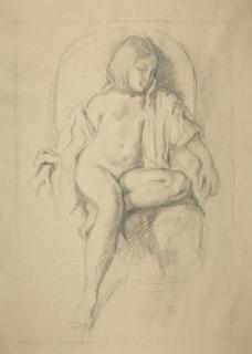 Balthus - Etude pour Nu au repos