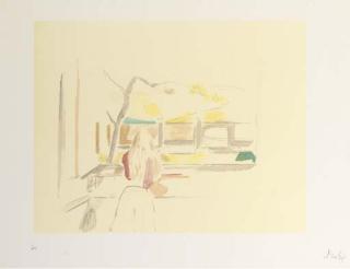 Balthus - Jeune fille à la fenêtre, from Dessins