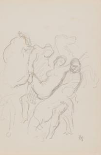 Balthus - L\'Élèvement des Filles de Leucippe (Kopie nach Rubens)