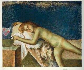 Balthus - Nu couché (cf. Jean Clair, 2001, pp. 434)