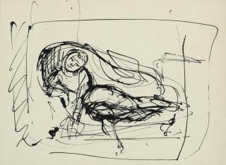 Balthus - Nu sur un canapé