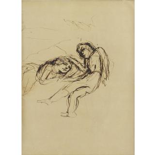 Balthus - The Lovers, Illustration For Wuthering Heights