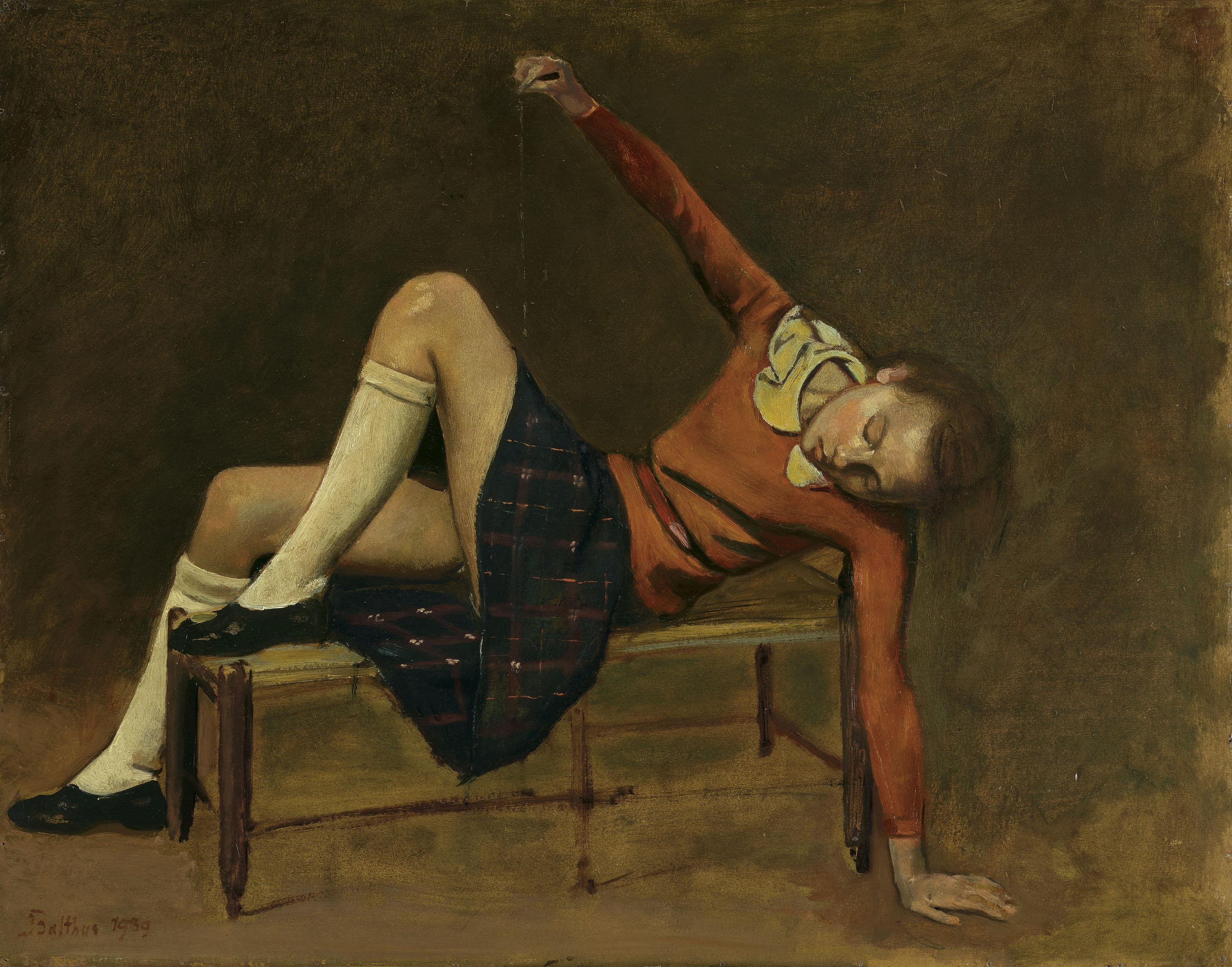 Balthus - Thérèse Sur Une Banquette