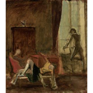 Balthus - Trois Personnages Dans Un Intérieur