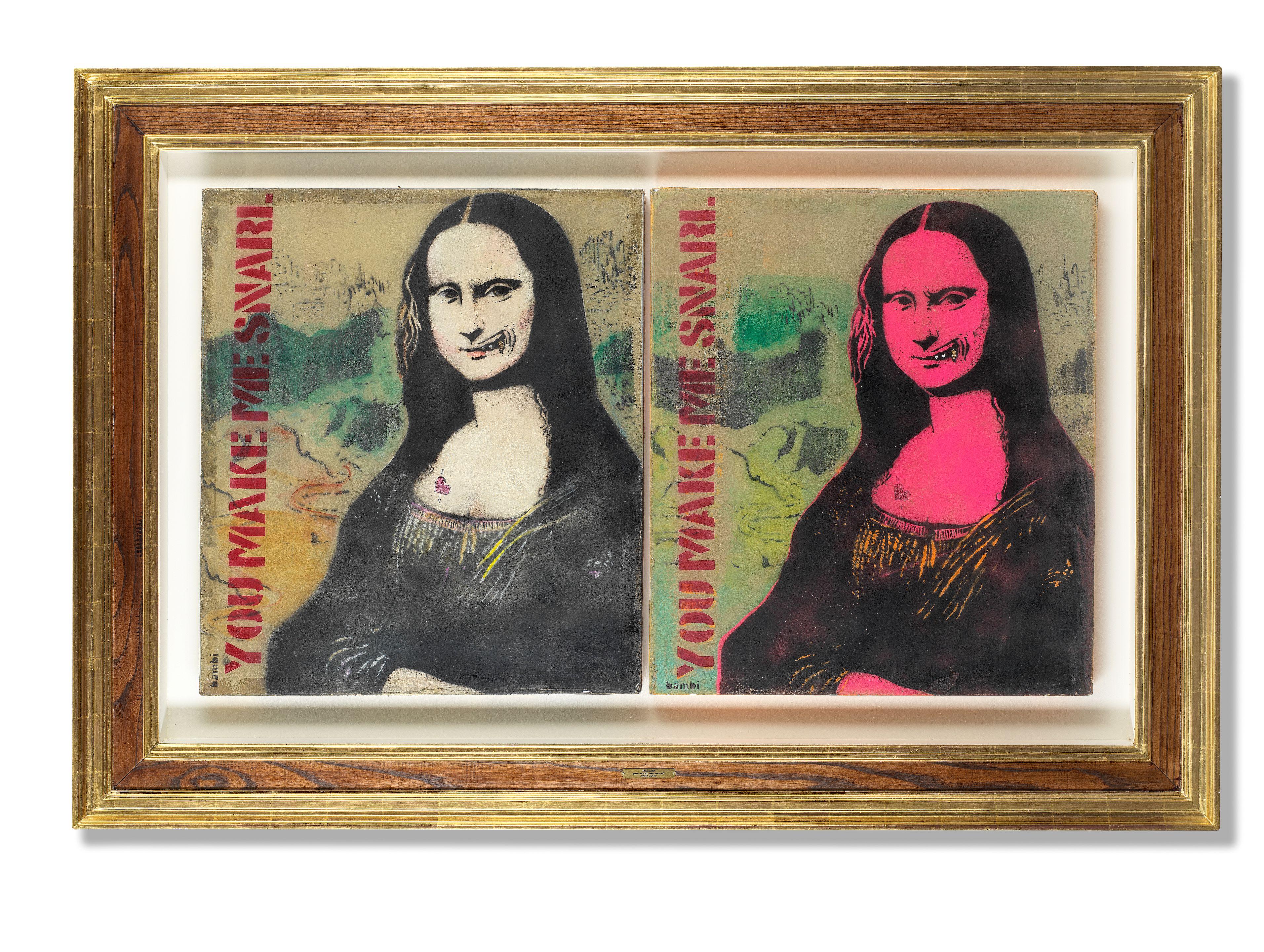 Bambi - You make me snarl (Diptych), 2015