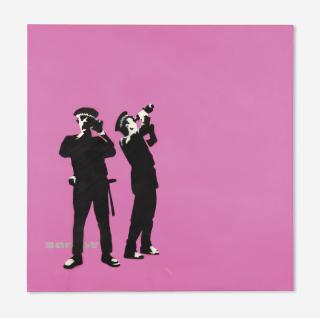 Banksy - Avon And Somerset Constabulary (Pink)