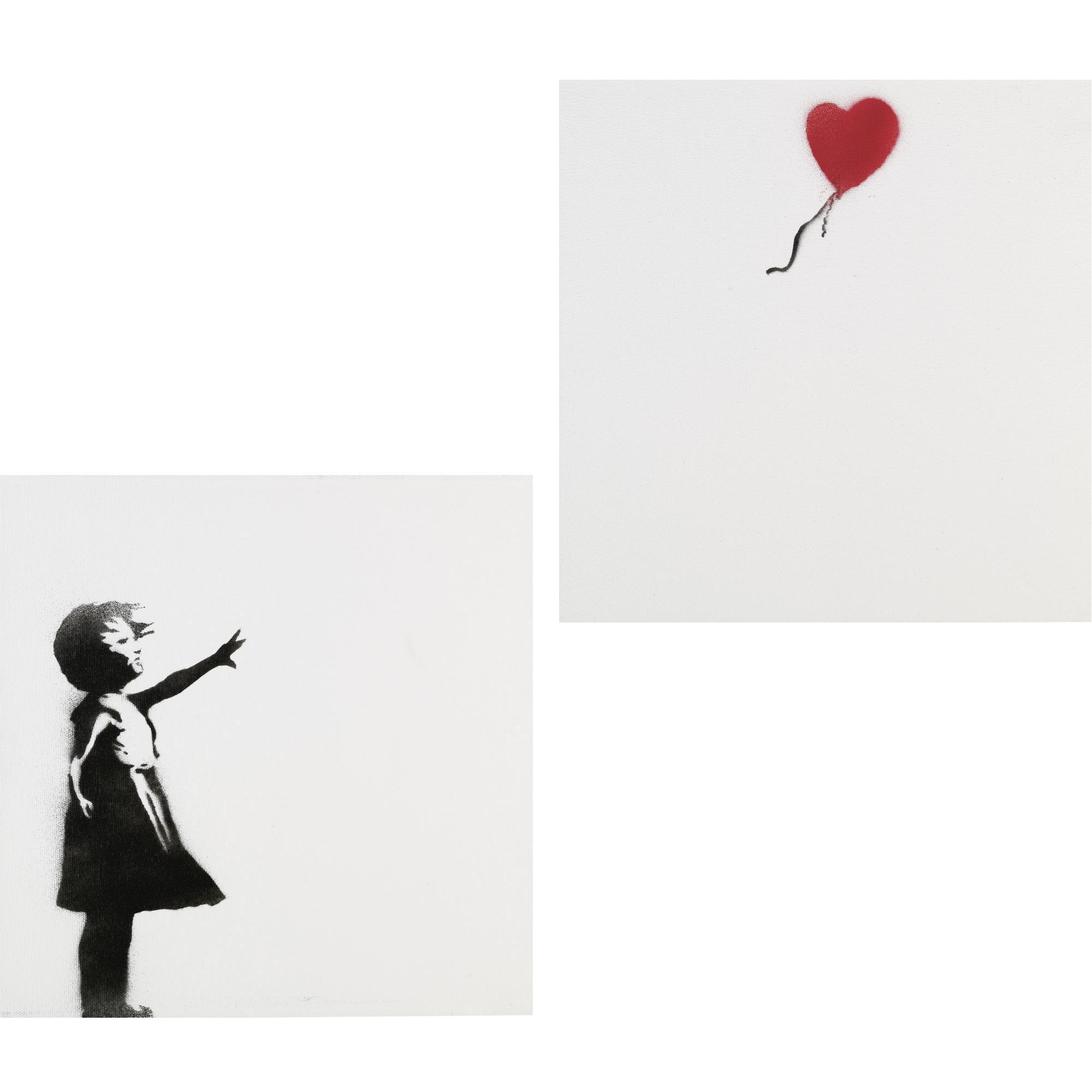 Banksy - Balloon Girl (Diptych)