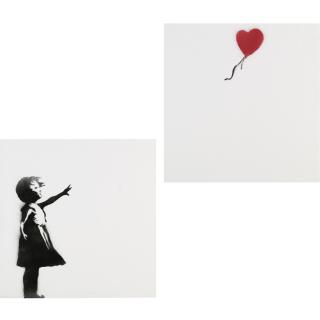 Banksy - Balloon Girl (Diptych)