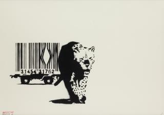 Banksy - Barcode Leopard, 2004