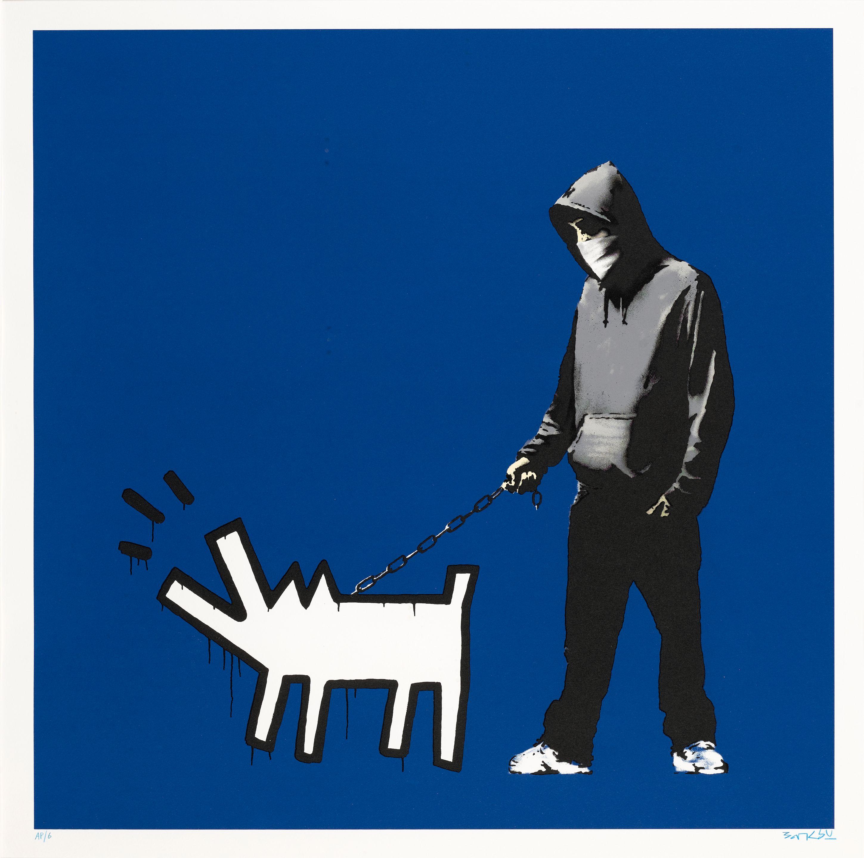 Banksy - Choose Your Weapon (Dark Blue)