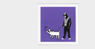 Banksy - Choose Your Weapon (Dark Purple)