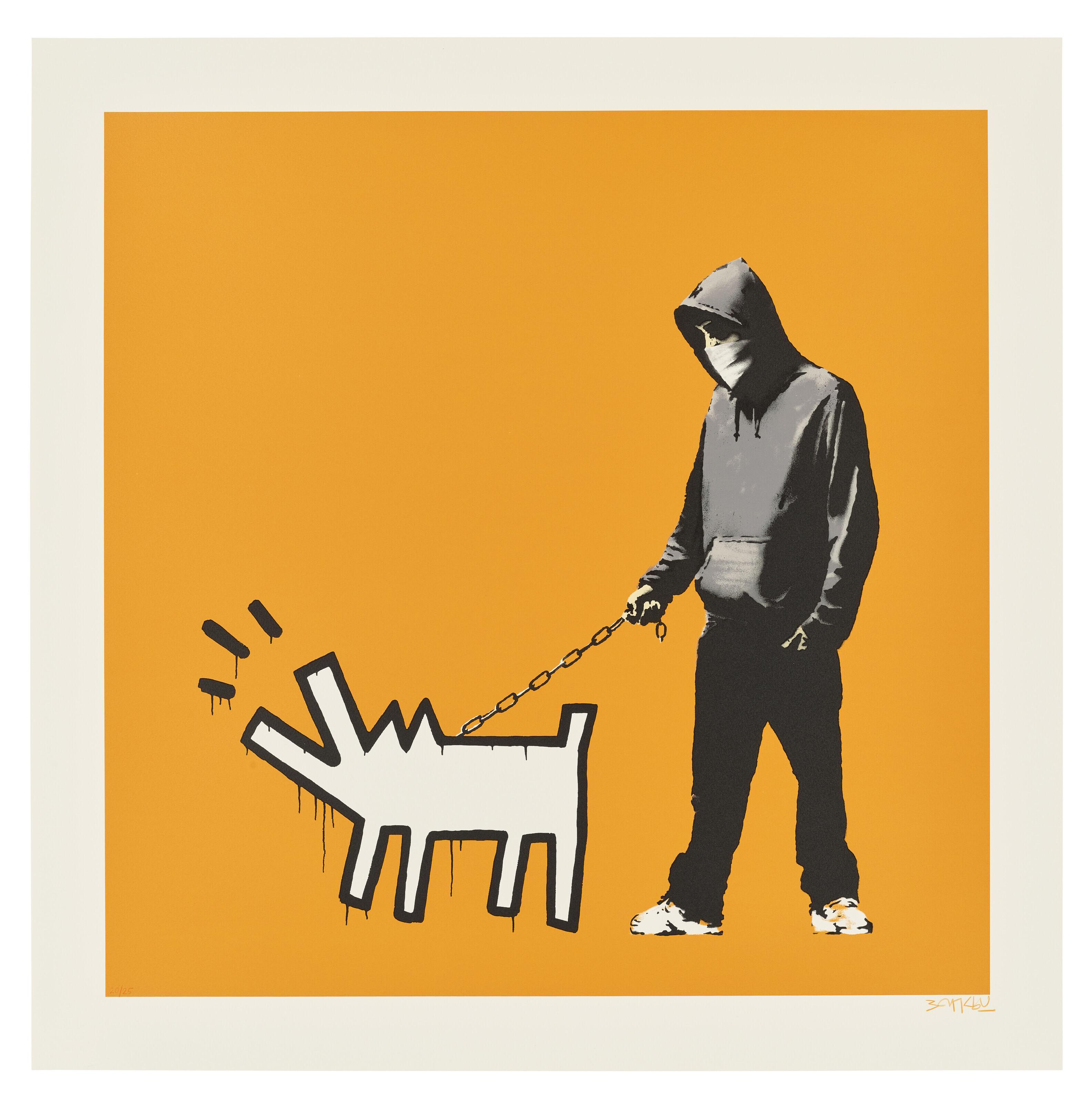 Banksy - Choose Your Weapon (Light Orange)