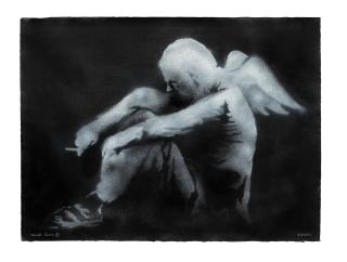 Banksy - Fallen Angel