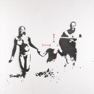 Banksy - Family Target (Family Portrait)