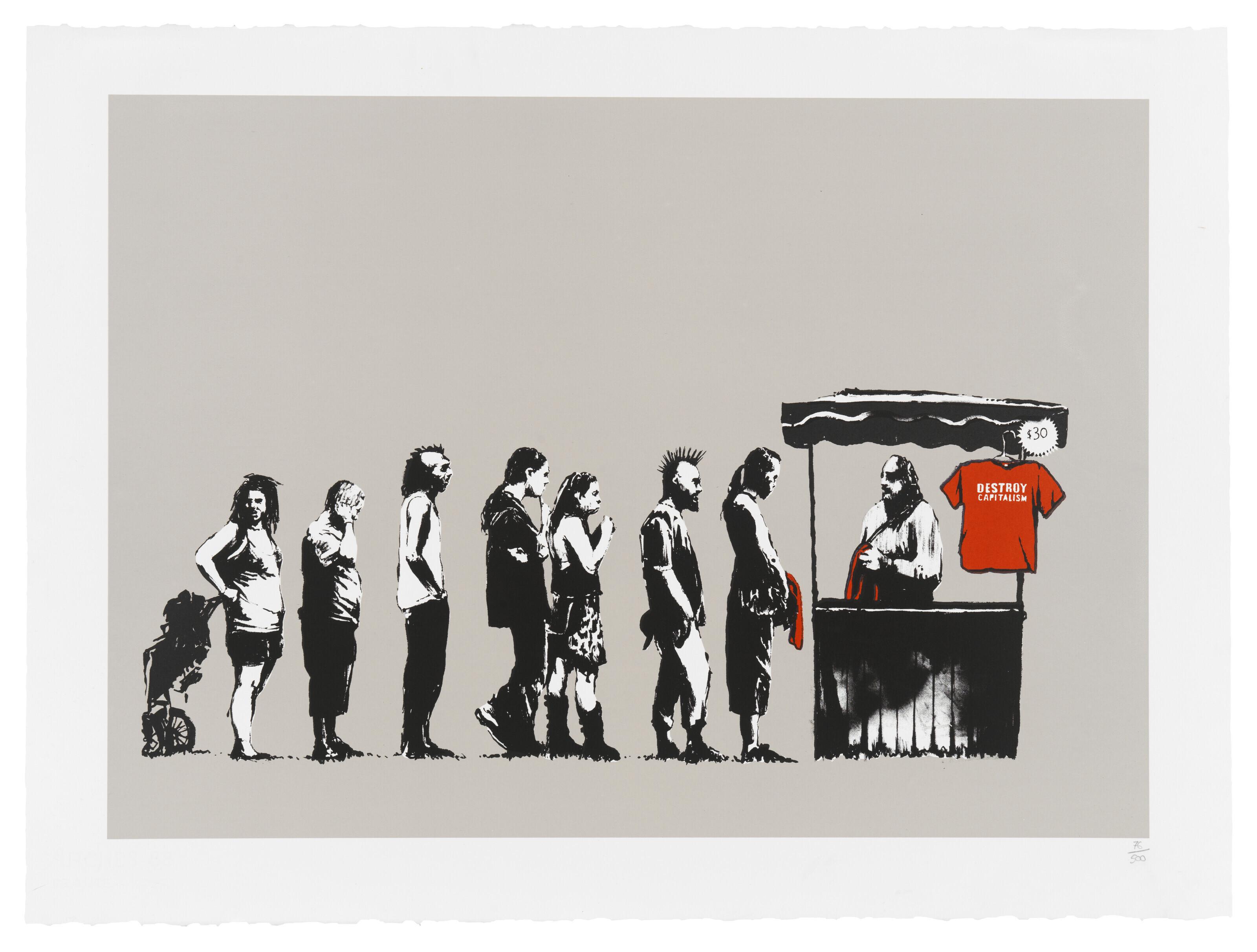 Banksy - Festival (Destroy Capitalism) (LA Edition)