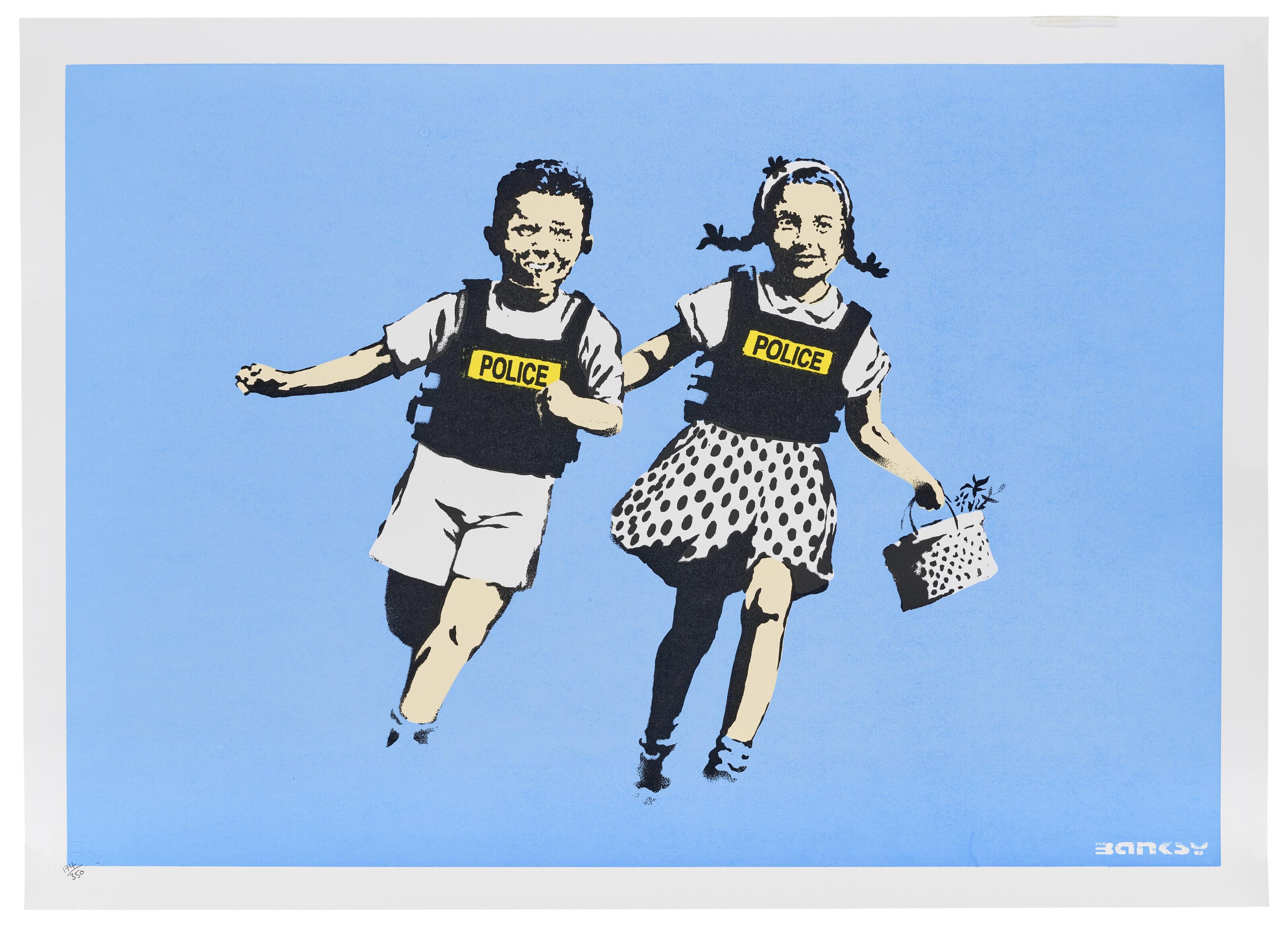 Banksy - Jack and Jill (Police Kids)