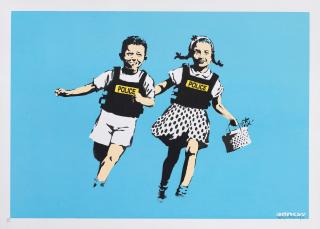 Banksy - Jack & Jill (Police Kids), 2005
