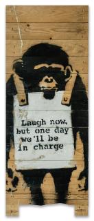 Banksy - Laugh Now On Palette