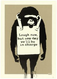 Banksy - Laugh Now