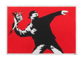 Banksy - Love is in the Air