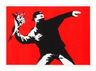 Banksy - Love Is In The Air