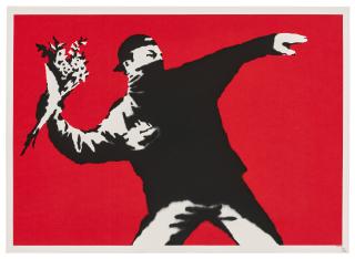 Banksy - Love is in the Air