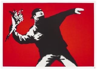 Banksy - Love is in the Air