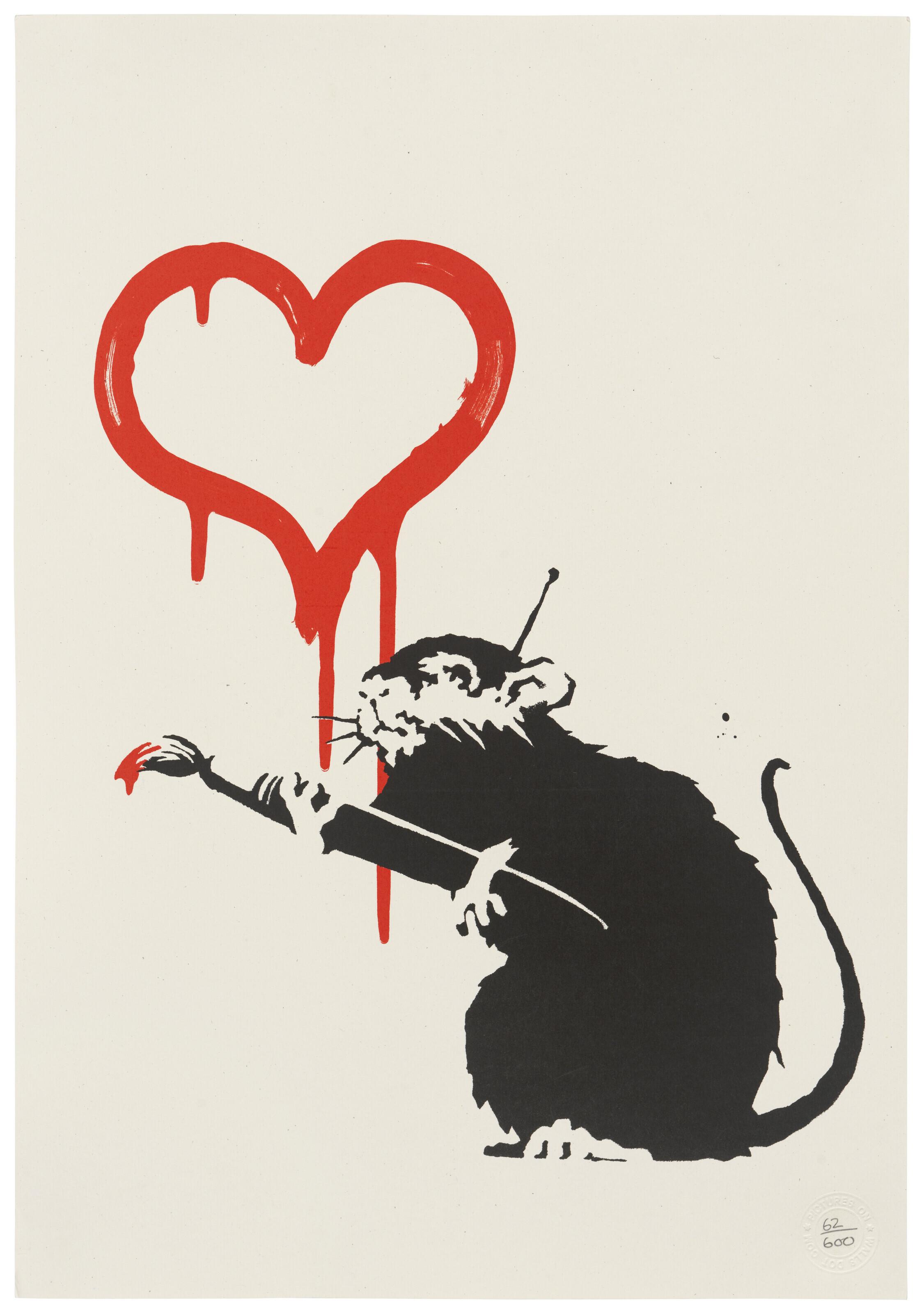 Banksy - Love Rat