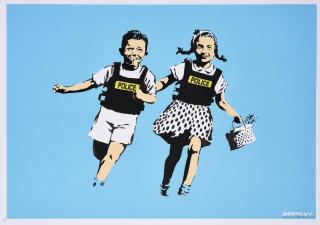 Banksy - Police Kids-Jack and Jill