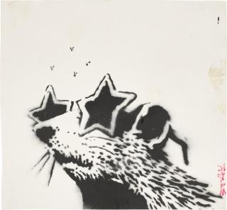 Banksy - Rat with Sunglasses Test Spray