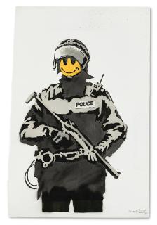 Banksy - Riot Cop