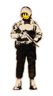 Banksy - Smiling Copper