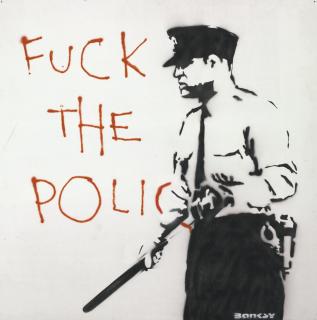 Banksy - Untitled (Fuck the Police)