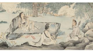 Bao Dong - Seven Sages Of The Bamboo Grove, After Chen Hongshou