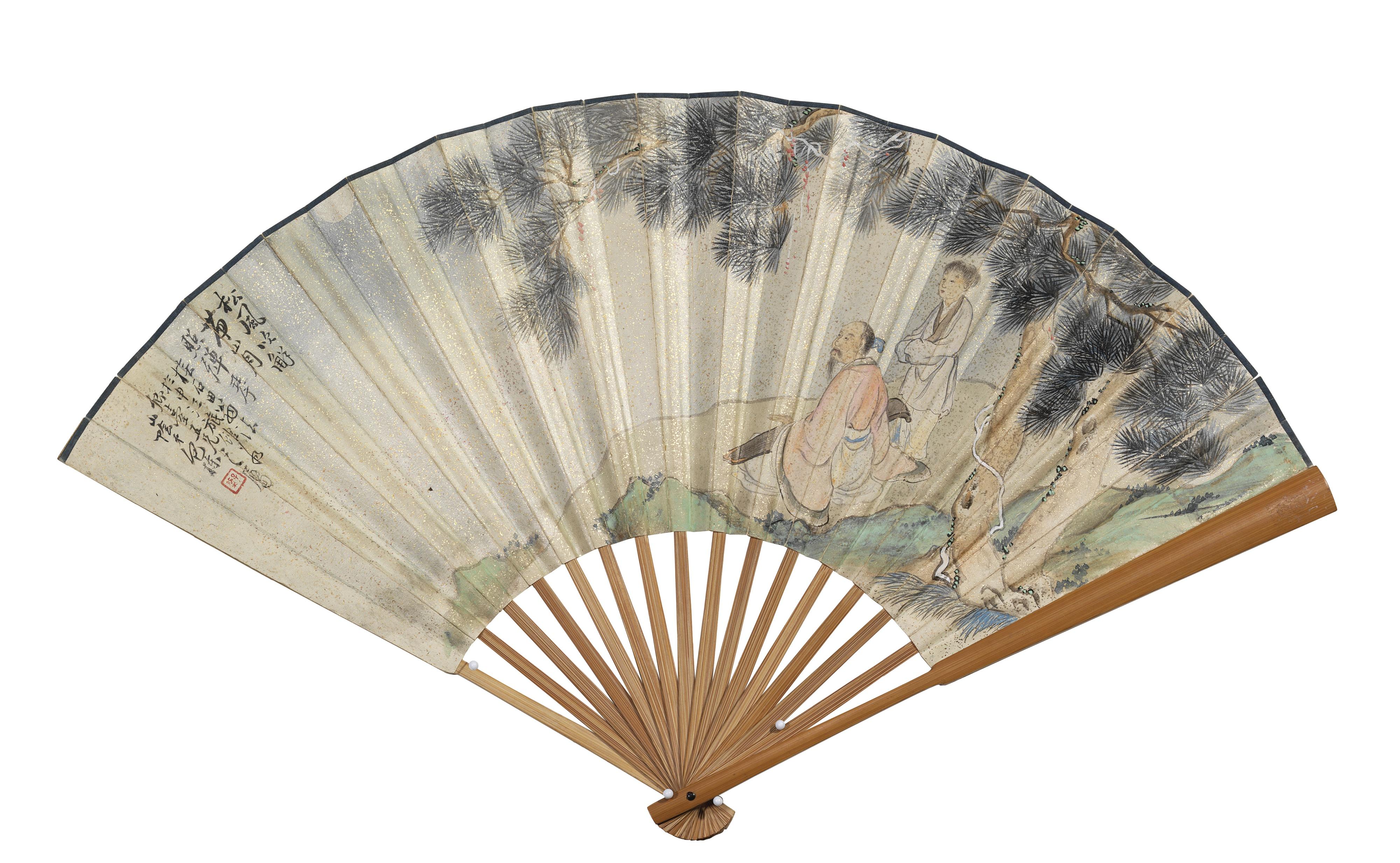 Bao Dong - The Sound Of The Qin In The Pine Winds, After Shen Zhou