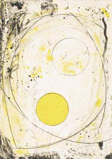 Barbara Hepworth - [Composition in black and yellow]