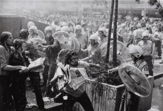 Barbara Klemm - Demonstration, Zeil, Frankfurt