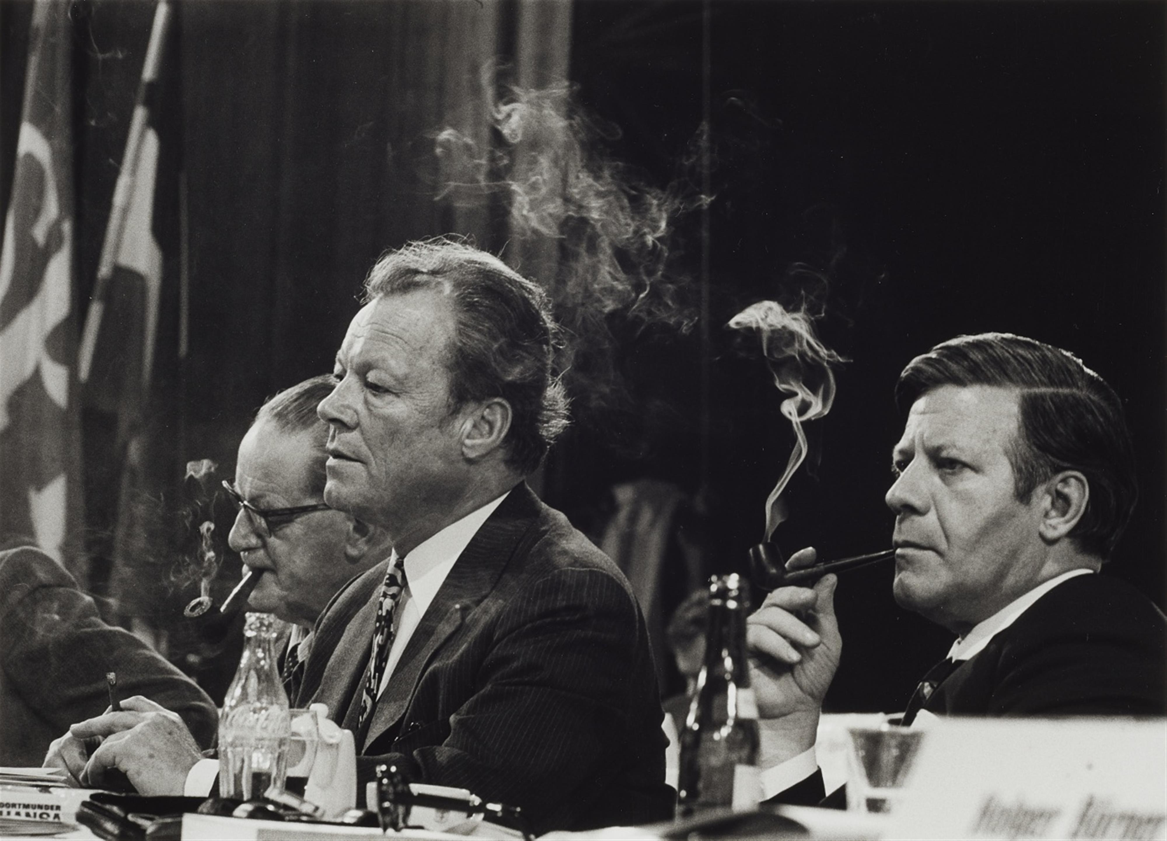 Barbara Klemm - Herbert Wehner, Willy Brandt, Helmut Schmidt, SPD-Parteitag, Dortmund