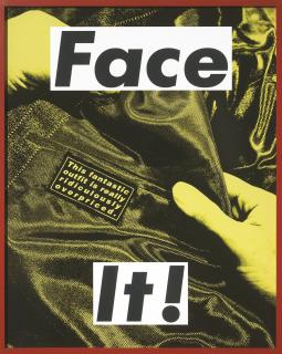 Barbara Kruger - Face It (Yellow)