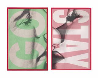 Barbara Kruger - Untitled (Go/Stay)