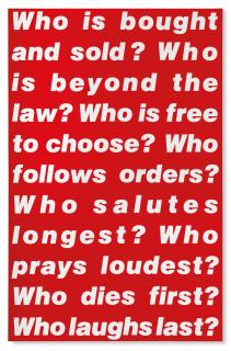 Barbara Kruger - Untitled (Questions)